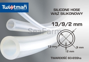 Wąż silikonowy Twistman 13/9/2 mm, dł. 10 cm
