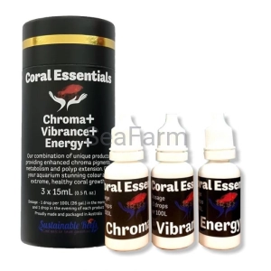 Coral Essentials Nano Black Label Chroma+, Vibrance+ i Energy+ 3x15ml