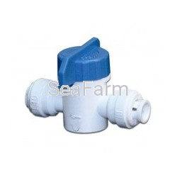 Zawór kulowy z szybkozłączkami pod przewód RO