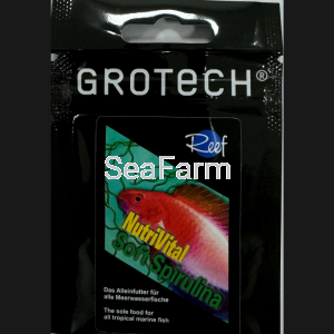GROTECH NutriVital Soft Spirulina 0,6–0,9 mm 5 g  – miękki granulat ze spiruliną wspierający zdrowie i odporność ryb