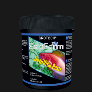 GROTECH NutriVital Paste Spirulina 325 g  – pokarm w paście dla ryb morskich, pasta ze spiruliną do akwarium morskiego