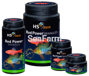 HS/O.S.I. Red Power Granulat XS – pokarm wybarwiający dla ryb słodkowodnych i morskich 200 ml 