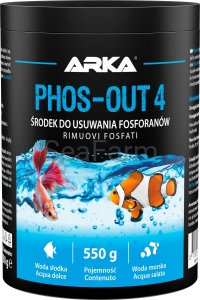 MICROBE-LIFT / ARKA PHOS-OUT4 1000ml 550g – Skuteczny reduktor fosforanów w akwarium morskim
